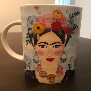 FRIDA KAHLO Ceramic Coffee Mug Floral Heart 22oz